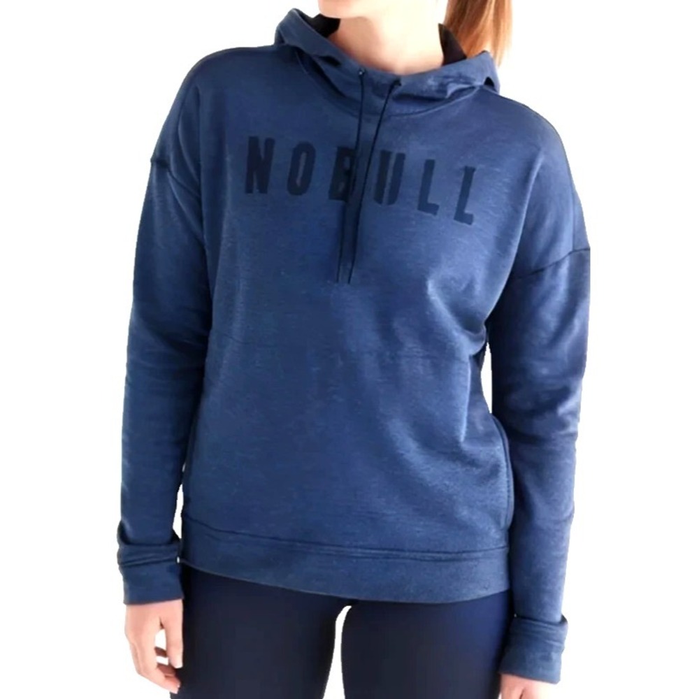 No Bull Women'sTraining Athletic Performance Hoodie Sweatshirt S Blue NWT